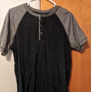 Faded Glory Half Button T-shirt